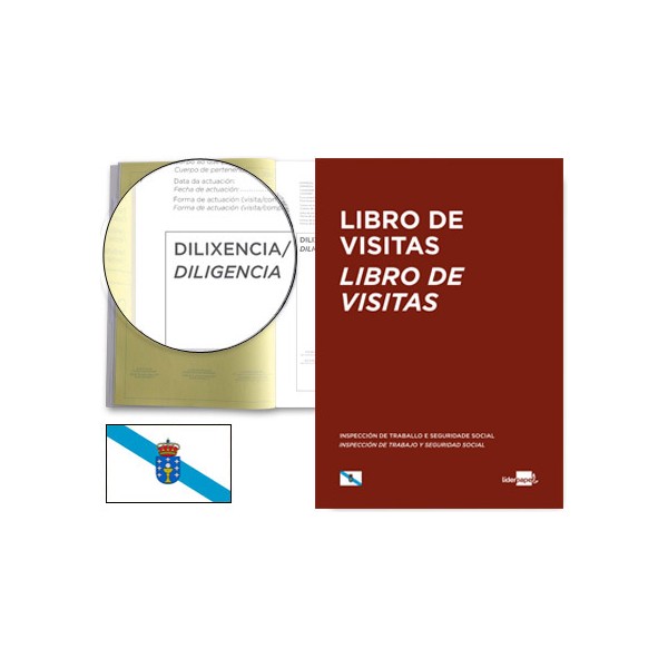 Libro liderpapel din a4 100 h registro de visitas de la inspeccion de trabajo gallego. Libro liderpapel din a4 100 h registro de visitas de la inspeccion de trabajo gallego.