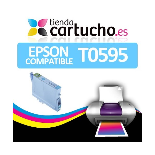 CARTOUCHE COMPATIBLE EPSON T0595 LIGHT CYAN CARTOUCHE COMPATIBLE EPSON T0595 LIGHT CYAN