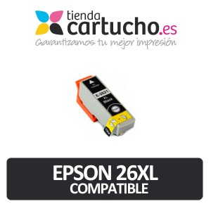 EPSON 26XL/T2621 NEGRO Compatible para impresoras Epson Expression Premium XP-600, XP-605, XP-700, XP-800 PARA LA IMPRESORA Epson Expression Premium XP-820