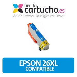 EPSON 26XL/T2632 CYAN Compatible para impresoras Epson Expression Premium XP-600, XP-605, XP-700, XP-800 PARA LA IMPRESORA Epson Expression Premium XP-610