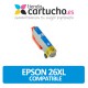 EPSON 26XL/T2632 CYAN Compatible para impresoras Epson Expression Premium XP-600, XP-605, XP-700, XP-800