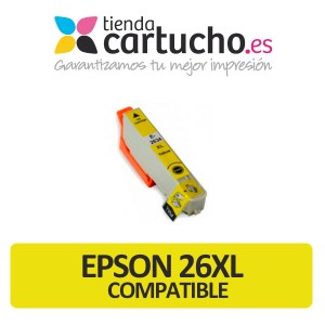 EPSON 26XL/T2634 AMARILLO Compatible para impresoras Epson Expression Premium XP-600, XP-605, XP-700, XP-800 PARA LA IMPRESORA Epson Expression Premium XP-625