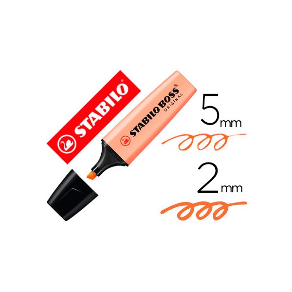 Rotulador stabilo boss pastel fluorescente 70 melocoton sedoso. Rotulador stabilo boss pastel fluorescente 70 melocoton sedoso.