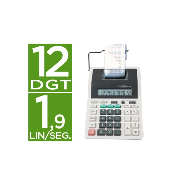 Calculadora citizen impresora pantalla papel cx-32 12 digitos con tecla de impuestos. Calculadora citizen impresora pantalla papel cx-32 12 digitos con tecla de impuestos.