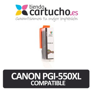 Cartucho Compatible CANON PG-550XL NEGRO Alta Capacidad para impresoras PIXMA iP7250 / MG5450 / MG6350 PARA LA IMPRESORA Cartouches d'encre Canon Pixma MX725