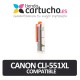 Cartucho Compatible CANON CLI 551XL NEGRO para impresoras PIXMA iP7250 / MG5450 / MG6350