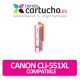 Cartucho Compatible CANON CLI 551XL MAGENTA para impresoras PIXMA iP7250 / MG5450 / MG6350