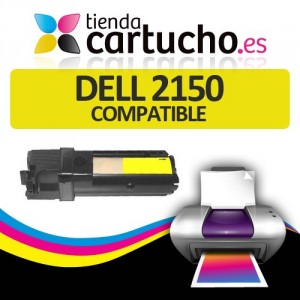 Toner Amarillo Dell 2150 compatible PERTENENCIENTE A LA REFERENCIA Cartouches DELL 2150