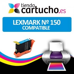 CARTUCHO COMPATIBLE CYAN LEXMARK Nº 150XL PARA LA IMPRESORA Cartouches Lexmark S515