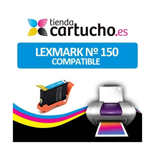 CARTOUCHE COMPATIBLE CYAN LEXMARK Nº 150XL CARTOUCHE COMPATIBLE CYAN LEXMARK Nº 150XL