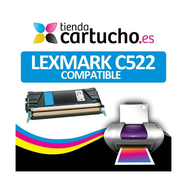 Toner CYAN LEXMARK C522 compatible Toner CYAN LEXMARK C522 compatible