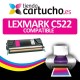Toner MAGENTA LEXMARK C522 compatible