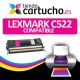 Toner MAGENTA LEXMARK C522 compatible