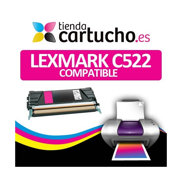 Toner MAGENTA LEXMARK C522 compatible Toner MAGENTA LEXMARK C522 compatible