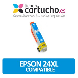 CARTUCHO COMPATIBLE EPSON T2432 (24XL) CYAN PERTENENCIENTE A LA REFERENCIA Encre Epson 24 / 24XL
