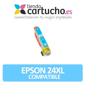 CARTUCHO COMPATIBLE EPSON T2435 (24XL) LIGHT CYAN PERTENENCIENTE A LA REFERENCIA Encre Epson 24 / 24XL