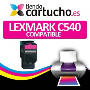 Toner MAGENTA LEXMARK C540 compatible PARA LA IMPRESORA Cartouches Lexmark C540N