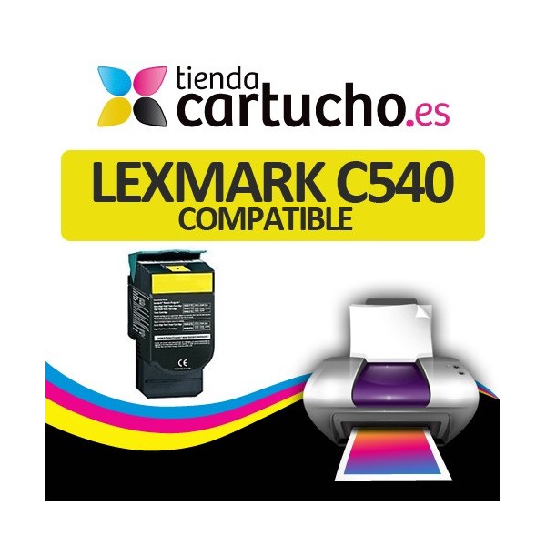 Toner JAUNE LEXMARK C540 compatible Toner JAUNE LEXMARK C540 compatible