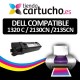 Toner NEGRO DELL 1320C / 2130CN / 2135CN compatible, sustituye al toner original D2130