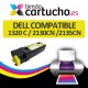 Toner AMARILLO DELL 1320C / 2130CN / 2135CN compatible, sustituye al toner original D2130