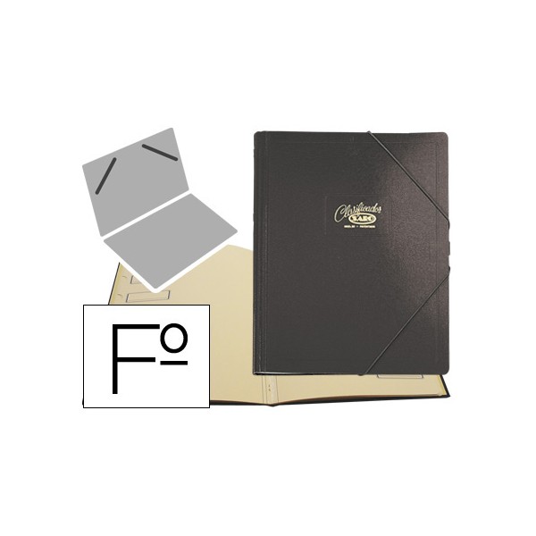 Carpeta clasificador carton compacto saro folio negra -12 departamentos. Carpeta clasificador carton compacto saro folio negra -12 departamentos.