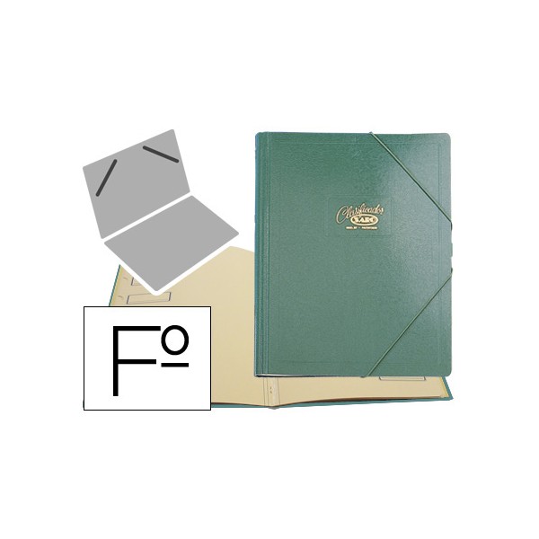 Carpeta clasificador carton compacto saro folio verde -12 departamentos. Carpeta clasificador carton compacto saro folio verde -12 departamentos.