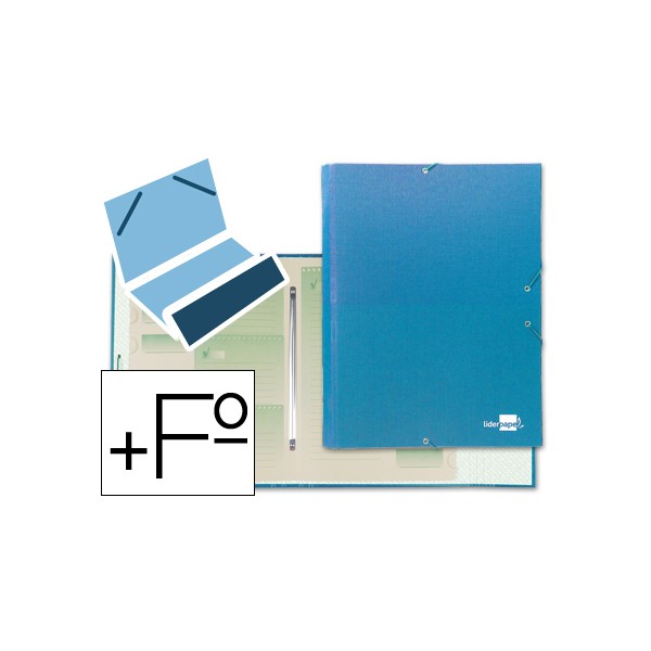 Carpeta clasificadora liderpapel 12 departamentos folio prolongado carton forrado celeste. Carpeta clasificadora liderpapel 12 departamentos folio prolongado carton forrado celeste.