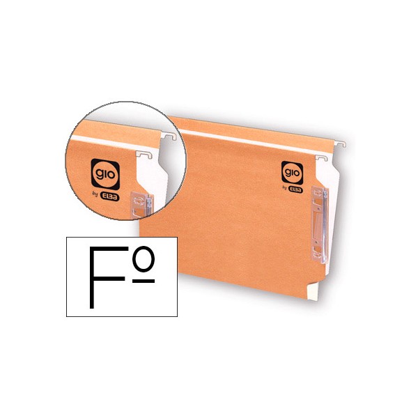 Carpeta colgante gio folio 50200 visor lateral -tamaño 365x275x355 mm. Carpeta colgante gio folio 50200 visor lateral -tamaño 365x275x355 mm.