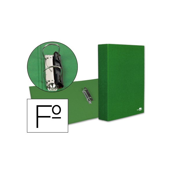 Carpeta de 2 anillas 40mm mixtas liderpapel folio carton forrado paper coat compresor plastico verde. Carpeta de 2 anillas 40mm mixtas liderpapel folio carton forrado paper coat compresor plastico verde.