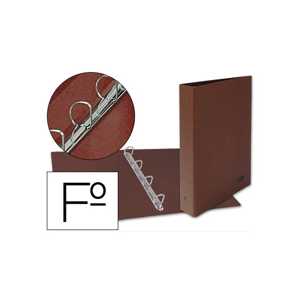 Carpeta de 4 anillas 25mm mixtas liderpapel folio carton cuero forrado compresor plastico. Carpeta de 4 anillas 25mm mixtas liderpapel folio carton cuero forrado compresor plastico.