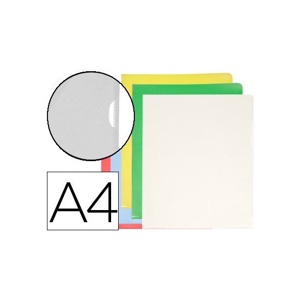 Carpeta dossier uñero plastico q-connect din a4 120 micras colores surtidos caja de 100 unidades. Carpeta dossier uñero plastico q-connect din a4 120 micras colores surtidos caja de 100 unidades.