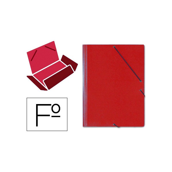 Carpeta gomas solapas carton saro tamaño folio rojo. Carpeta gomas solapas carton saro tamaño folio rojo.