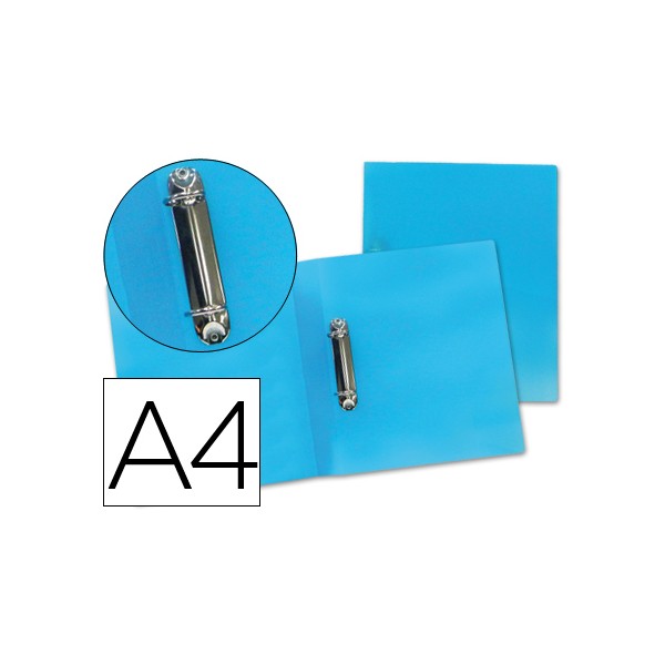 Carpeta liderpapel 2 anillas mixtas 25 mm 43472 polipropileno din a4 azul serie frosty. Carpeta liderpapel 2 anillas mixtas 25 mm 43472 polipropileno din a4 azul serie frosty.
