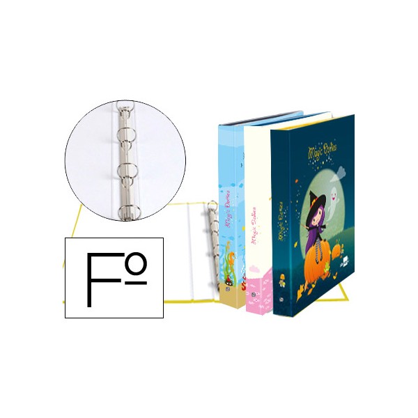 Carpeta liderpapel 4 anillas 25 mm redondas carton forrado folio fantasia magic dollies. Carpeta liderpapel 4 anillas 25 mm redondas carton forrado folio fantasia magic dollies.