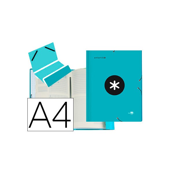 Carpeta liderpapel antartik clasificadora a4 12 departamentos gomas carton forrado color turquesa. Carpeta liderpapel antartik clasificadora a4 12 departamentos gomas carton forrado color turquesa.