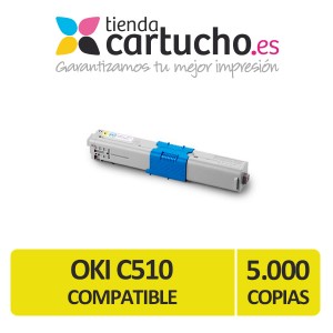 Toner AMARILLO OKI C510 compatible  PARA LA IMPRESORA Toner OKI MC562DN