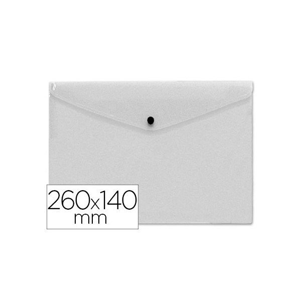 Carpeta liderpapel dossier broche polipropileno tamaño sobre americano 260x140mm transparente. Carpeta liderpapel dossier broche polipropileno tamaño sobre americano 260x140mm transparente.