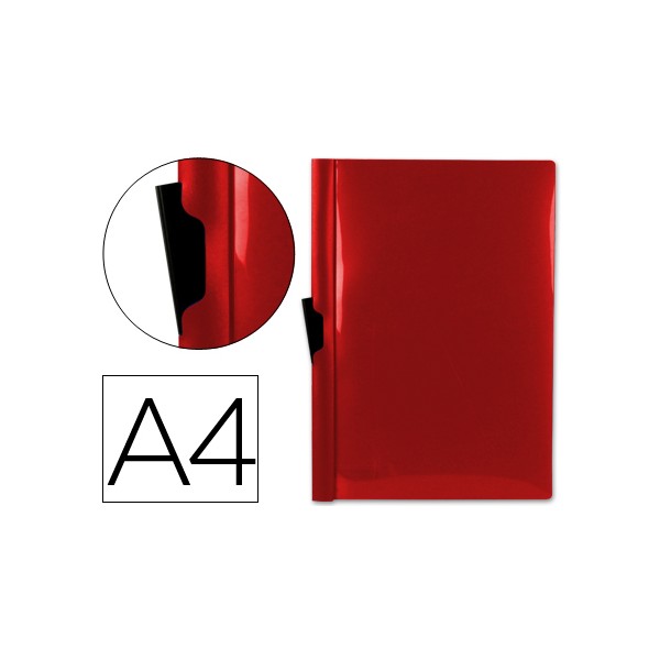 Carpeta liderpapel dossier pinza lateral 35360 polipropileno din a4 roja 30 hojas pinza deslizante. Carpeta liderpapel dossier pinza lateral 35360 polipropileno din a4 roja 30 hojas pinza deslizante.