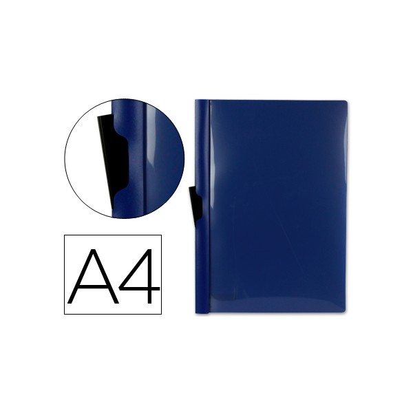 Carpeta liderpapel dossier pinza lateral 35362 polipropileno din a4 azul 30 hojas pinza deslizante. Carpeta liderpapel dossier pinza lateral 35362 polipropileno din a4 azul 30 hojas pinza deslizante.