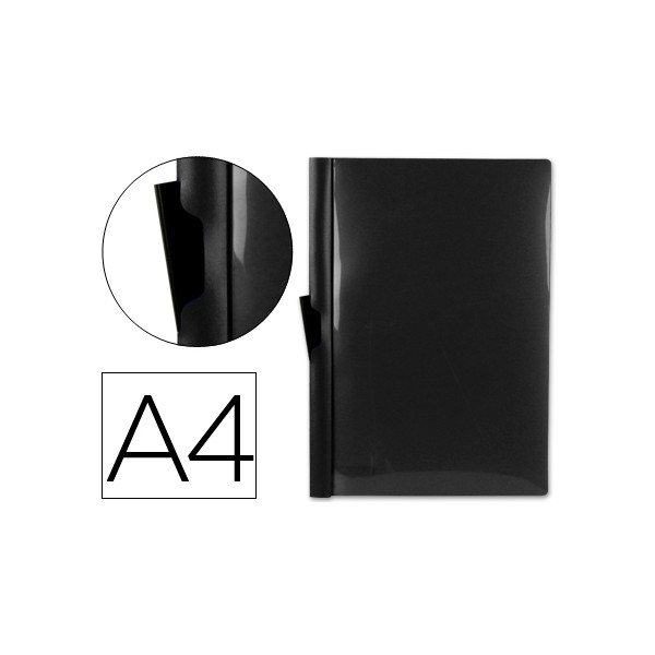Carpeta liderpapel dossier pinza lateral 35365 polipropileno din a4 negra 30 hojas pinza deslizante. Carpeta liderpapel dossier pinza lateral 35365 polipropileno din a4 negra 30 hojas pinza deslizante.