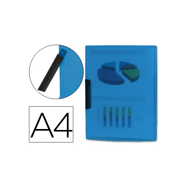 Carpeta liderpapel dossier pinza lateral 35482 polipropileno din a4 azul 30 hojas pinza giratoria. Carpeta liderpapel dossier pinza lateral 35482 polipropileno din a4 azul 30 hojas pinza giratoria.