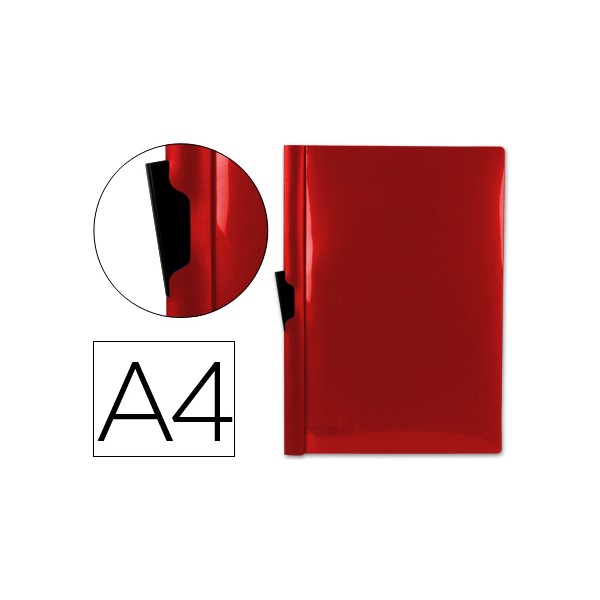 Carpeta liderpapel dossier pinza lateral 45320 polipropileno din a4 rojo 60 hojas pinza deslizante. Carpeta liderpapel dossier pinza lateral 45320 polipropileno din a4 rojo 60 hojas pinza deslizante.