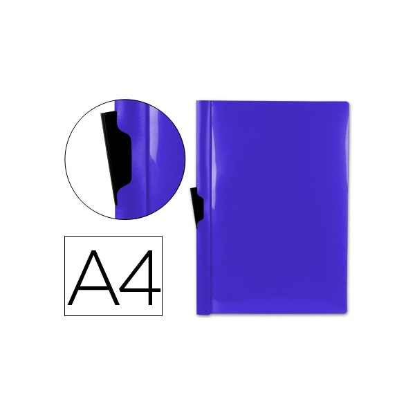 Carpeta liderpapel dossier pinza lateral 45322 polipropileno din a4 azul 60 hojas pinza deslizante. Carpeta liderpapel dossier pinza lateral 45322 polipropileno din a4 azul 60 hojas pinza deslizante.