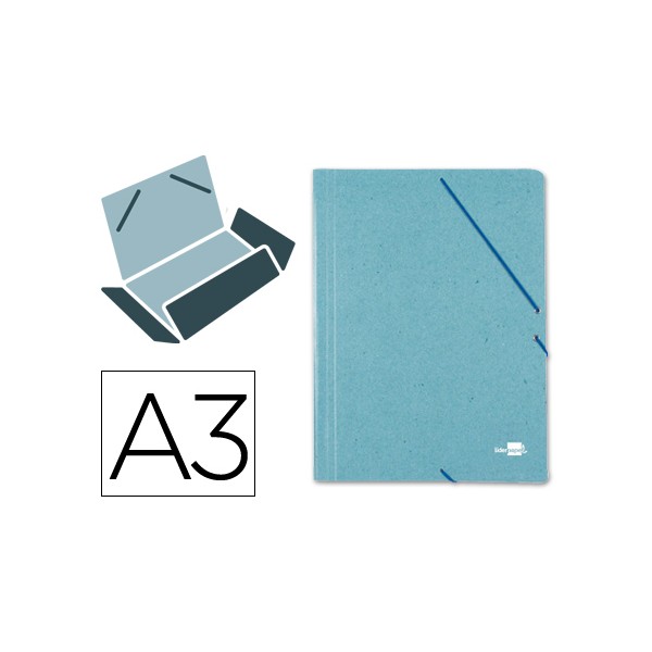 Carpeta liderpapel gomas a3 3 solapas carton prespan verde. Carpeta liderpapel gomas a3 3 solapas carton prespan verde.