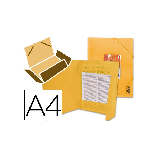 Carpeta liderpapel gomas solapas 34981 polipropileno din a4 naranja serie frosty. Carpeta liderpapel gomas solapas 34981 polipropileno din a4 naranja serie frosty.