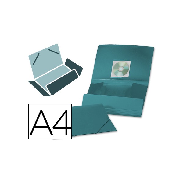 Carpeta liderpapel gomas solapas 38723 polipropileno din a4 verde. Carpeta liderpapel gomas solapas 38723 polipropileno din a4 verde.