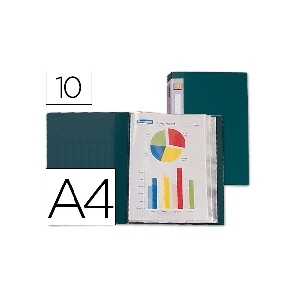 Carpeta liderpapel personaliza 31703 10 fundas polipropileno din a4 verde lomo personalizable. Carpeta liderpapel personaliza 31703 10 fundas polipropileno din a4 verde lomo personalizable.