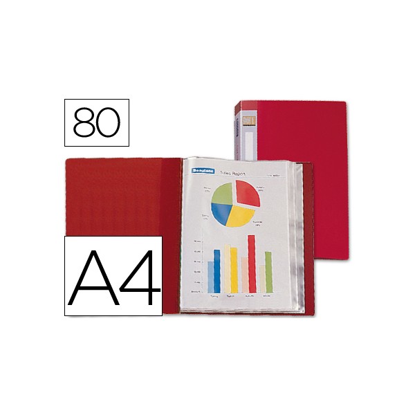Carpeta liderpapel personaliza 31760 80 fundas polipropileno din a4 roja lomo personalizable. Carpeta liderpapel personaliza 31760 80 fundas polipropileno din a4 roja lomo personalizable.