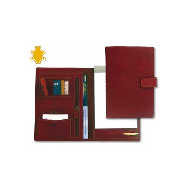 Carpeta portafolios artesania cuarto con boche piel medidas 27,5x19x3 cm.. Carpeta portafolios artesania cuarto con boche piel medidas 27,5x19x3 cm..