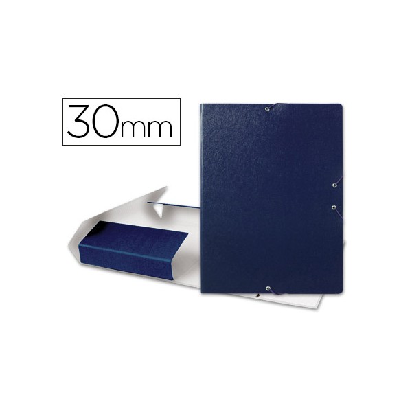 Carpeta proyectos liderpapel folio lomo 30mm carton gofrado azul. Carpeta proyectos liderpapel folio lomo 30mm carton gofrado azul.